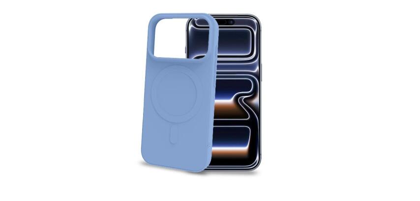 CROMOMAG1200 - Cover in TPU morbido compatibile con la tecnologia Magsafe, colore light blue compatibile con Apple iPhone 18 Pro / iPhone 17 Pro [IPHONE 18 CASES]