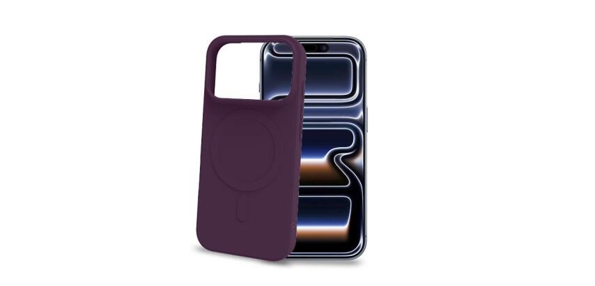CROMOMAG1201 - Cover in TPU morbido compatibile con la tecnologia Magsafe, colore cherry compatibile con Apple iPhone 18 Pro Max / iPhone 17 Pro Max [IPHONE 18 CASES]