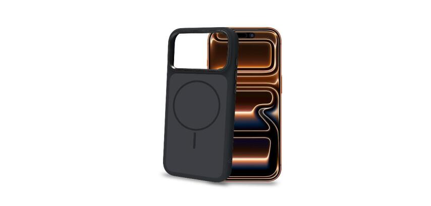 GENUINEMAG1201 - Cover vetro temperato con bordi liquiq silicone compatibile con la tecnologia Magsafe per Apple iPhone 18 Pro Max / iPhone 17 Pro Max [IPHONE 18 CASES]