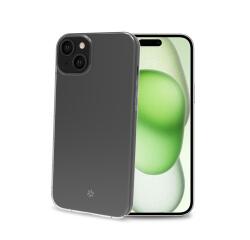 HEXAGEL - Cover trasparente semi rigida, ultra resistente in Poliuretano + Policarbonato compatibile con Apple iPhone 15 Plus [IPHONE 15 CASES]