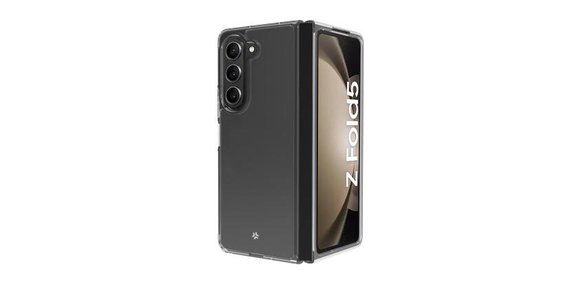 GELSKIN - Cover morbida trasparente in TPU compatibile con Samsung Galaxy Z Fold 5