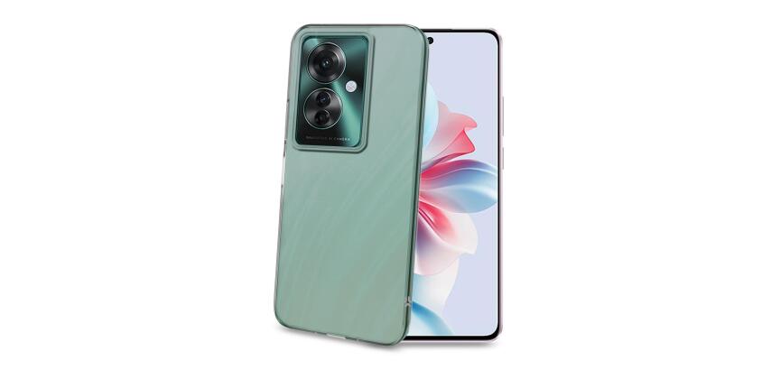 GELSKIN - Cover morbida trasparente in TPU compatibile con Oppo Reno 11F 5G