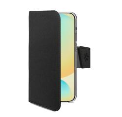WALLY - Custodia a libro in pelle sintetica con chiusura flap magnetico, slot per carte e funzione stand compatibile con Samsung Galaxy S24 FE/ Galaxy S24 FE Enterprise Edition