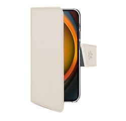 WALLY - Custodia a libro in pelle sintetica con chiusura flap magnetico, slot per carte e funzione stand colore sabbia compatibile con Apple iPhone 16 Pro [IPHONE 16 CASES]
