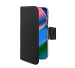 WALLY - Custodia a libro in pelle sintetica con chiusura flap magnetico, slot per carte e funzione stand colore nero compatibile con Google Pixel 10/ Pixel 10 Pro