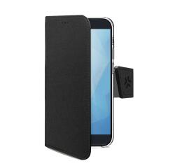 WALLY - Custodia a libro in pelle sintetica con chiusura flap magnetico, slot per carte e funzione stand colore nero compatibile con Xiaomi Redmi Note 15 Pro 5G/ Poco X8 5G