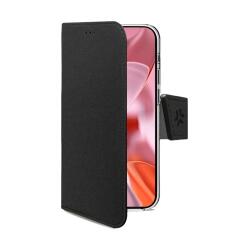 WALLY - Custodia a libro in pelle sintetica con chiusura flap magnetico, slot per carte e funzione stand colore nero compatibile con Google Pixel 9/ Pixel 9 Pro