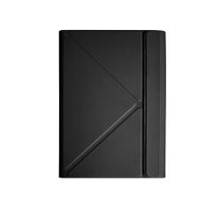 UNISTICKT13 - Custodia a libro in pelle sintetica con attacco Tablet tramite adesivo 3M di colore nero compatibile con Tablet fino a 13"