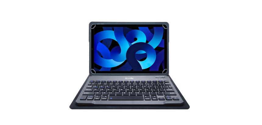 UNIKEYBTAB - 9" - 11" Universal Tablet folio cover+Wireless Keyboard