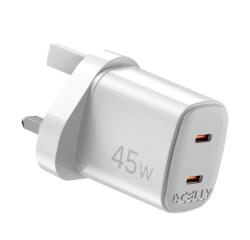 Caricabatterie - UPTC2C45WWHUK - 45W UK GaN Wall Charger [UPTC COLLECTION]