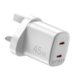 Caricabatterie - UPTC2C45WWHUK - 45W UK GaN Wall Charger [UPTC COLLECTION]