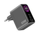 TCSCREEN2C1A65W - 65W GaN Wall Charger with integrated Screen G
