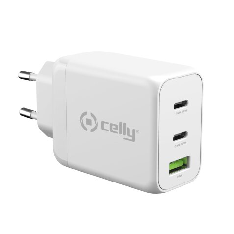 TC3GAN65W - 2 USB-C / USB-A Wall Charger GaN 65W [PRO POWER]