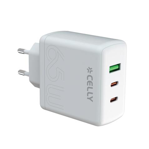 TC3GAN65WEVO - 2 USB-C/ USB-A Wall Charger GaN 65W [PRO POWER]