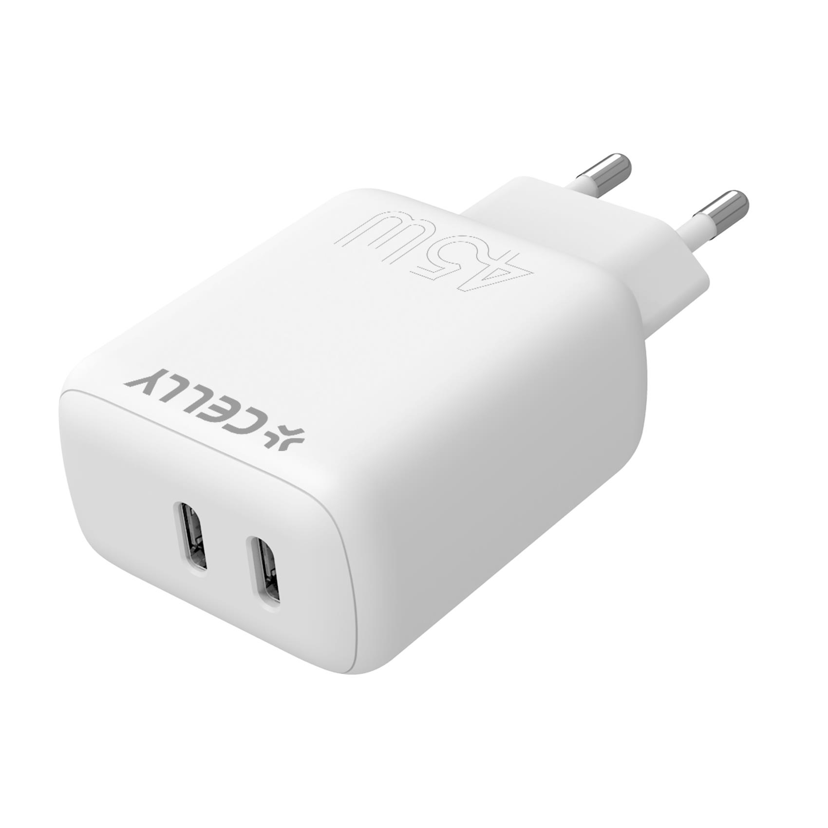 TRAVEL CHARGER 2 USB-C 45W su