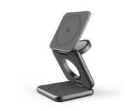 MAGFOLD3IN1GR - 15W Wireless Charger 3in1