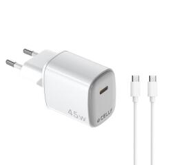 UPTC1USBC45WCTC - 45W GaN Wall Charger + USB-C to USB-C cable [UPTC COLLECTION]