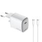 UPTC1USBC45WCTC - 45W GaN Wall Charger + USB-C to USB-C cable [UPTC COLLECTION]