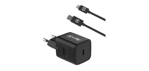 KIT DE CARGA POWER DELIVERY CARGADOR 20W USBC Y CABLE USBC A LIGHTNING