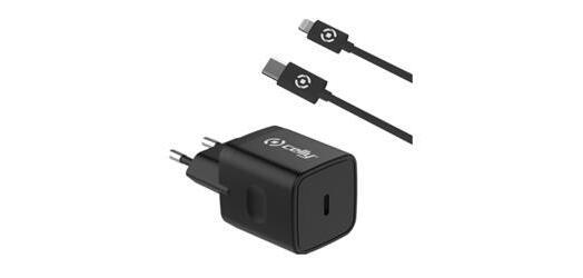 KIT DE CARGA POWER DELIVERY CARGADOR 20W USBC Y CABLE USBC A LIGHTNING