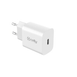 GRSTC1USBC25WWH - Wall charger up to 25W made with 100% recycled plastic [PLANET COLLECTION]