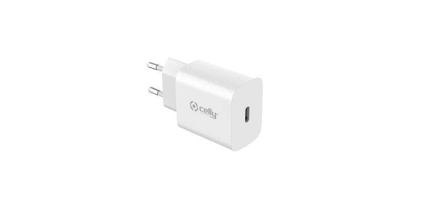 GRSTC1USBC25WWH - Wall charger up to 25W made with 100% recycled plastic [PLANET COLLECTION]