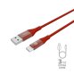 USB-A TO USB-C 15W CABLE 3MT RED