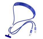 USBC2MC60W - 3-in-1 USB-C Cable: 60W Fast Charging, Adjustable Lanyard & Massage Function