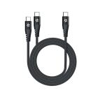 USBC2USBC - Cavo USB-C input a 2 porte USB-C output, lunghezza 1.3 metri, potenza massima 100 Watt, Power Delivery [POWER DELIVERY]