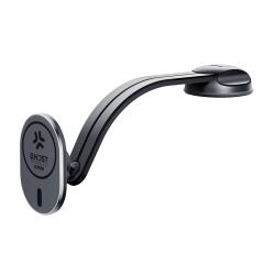 GHOSTSUPMAGFL - Supporto universale magnetico da auto, compatibile con la tecnologia Magsafe, braccio flessibile, utilizzo cruscotto/parabrezza, testina ruotabile 360°
