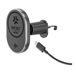 GHOSTSUPMAGQI2 - Supporto universale magnetico da auto, compatibile con la tecnologia Magsafe, tecnologia di ricarica Qi2, potenza massima 15 Watt
