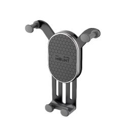 SLIDEHOLDER - Supporto universale meccanico da auto, utilizzo bocchette di aereazione, blocco automatico, impugnatura ad uncino, compatibile fino a 7"