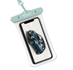 SPROOFBAG500 - Custodia impermeabile compatibile con smartphone fino a 7" , certificato IPX8. TPU trasparente morbido, chiusura ermetica [500 COLLECTION]