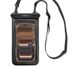SPLASHBAGFL - Custodia impermeabile galleggiante per smartphone fino a 7.2", design trasparente, chiusura ermetica, laccio da collo integrato