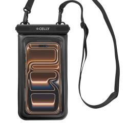 SPLASHBAGFL - Custodia impermeabile galleggiante per smartphone fino a 7.2", design trasparente, chiusura ermetica, laccio da collo integrato