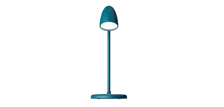 500DESKLAMP - Lampada da tavolo flessibile, tre tonalità di luce, ricaricabile USB-C
