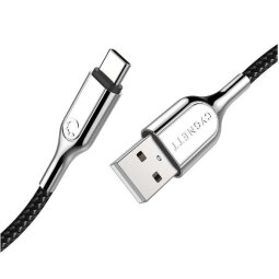 Armoured 20 USB-C to USB-A  (3A/60W ) Cable 1M- Black