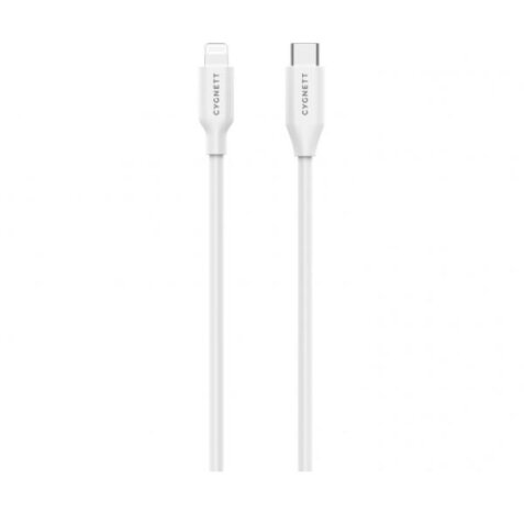 LIGHTNING TO USB-C CABLE 1MT WHITE