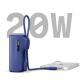 Cygnett Battery bank Thumboost 5K Powerbank con cavo integrato (BLU)