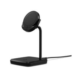 ChargeBase Base di ricarica 2 in 1 Qi2 per iphone 16 e precedenti e per Airpods Nero