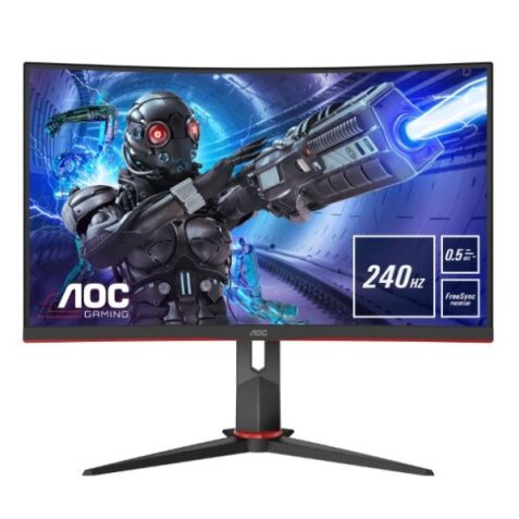 27 Curved MONITOR 16.9 AOC Gaming 1920x1080@240Hz VA 300 VESA 100x100