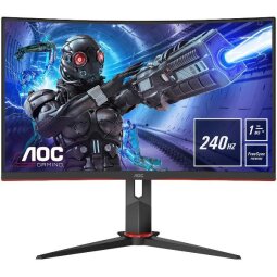 AOC Gaming C32G2ZE/BK - LED monitor - curved - Full HD (1080p) - 32"