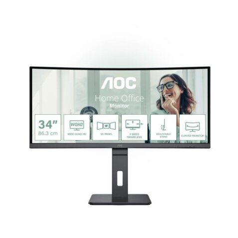 monitor 34 CURVED - 21:9 PRO-LINE 3440X1440 IPS 100HZ 300CD