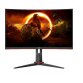 AOC Gaming Monitor  27  2K  Curvo  VA Panel  2560x1440  165Hz  4ms  VESA  Tilt  Height Adjust