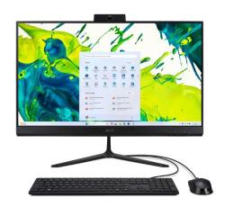 Acer Aspire C24-2G AMD Ryzen™ 5 7430U 60.5 cm (23.8") 1920 x 1080 pixels All-in-One PC 8 GB DDR4-SDRAM 512 GB SSD Windows 11 Home Wi-Fi 6 (802.11ax) Black