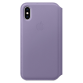 iPhone XS Leather Folio - Lilac