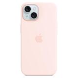 Custodia MagSafe in silicone per iPhone 15 Plus - Rosa confetto