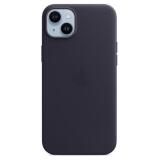 iPhone 14 Plus Leather Case with MagSafe - Midnight