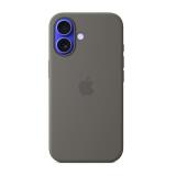 Custodia MagSafe in silicone per iPhone 16 Plus - Grigio pietra