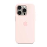 Custodia MagSafe in silicone per iPhone 15 Pro - Rosa confetto